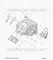 ENGINE, INTAKE MANIFOLD, THROTTLE BODY, FUEL RAIL