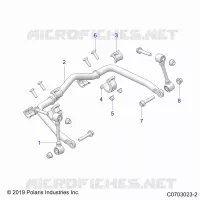 SUSPENSION, FRONT STABILIZER BAR