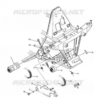 FRONT DRIVE ASSEMBLY 350 4X4 / W928139 (4922832283010A)