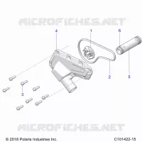 ENGINE, WATERPUMP IMPELLER AND COVER