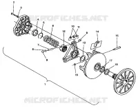 DRIVE CLUTCH ASSEMBLY 500 EFI 0942774 AND  EFI SKS 0942574 (49274127410027)
