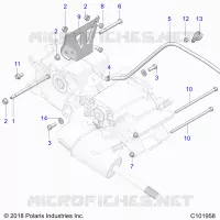 DRIVE TRAIN, MAIN GEARCASE MOUNTING