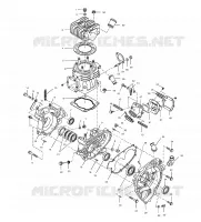 CRANKCASE AND CYLINDER