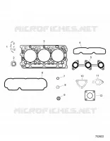 ENGINE, UPPER GASKET KIT 