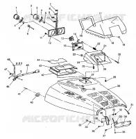 HOOD ASSEMBLY 440 XCR 0941760 (4925182518005A)