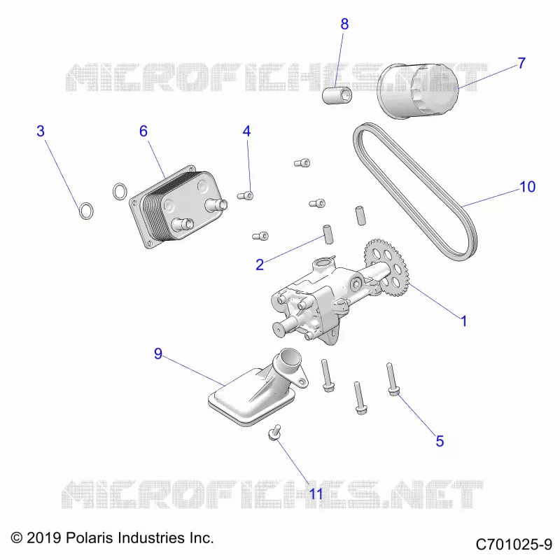 OIL PUMP AND OIL COOLER