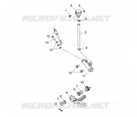 REAR MASTER CYLINDER   FOOT PEDAL