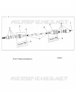 DRIVE TRAIN, REAR HALF SHAFT