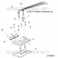 THROTTLE BODY AND VALVE COVER