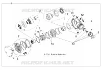 DRIVE TRAIN, FRONT GEARCASE INTERNALS