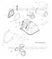 ENGINE, AIR INTAKE (BUILT 10/23/10 AND AFTER)