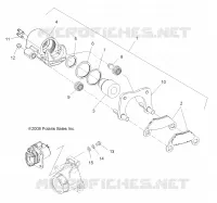 BRAKES, REAR CALIPERS