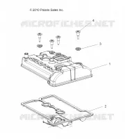 ENGINE, VALVE COVER