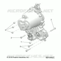 DRIVE TRAIN, GEARCASE MOUNTING