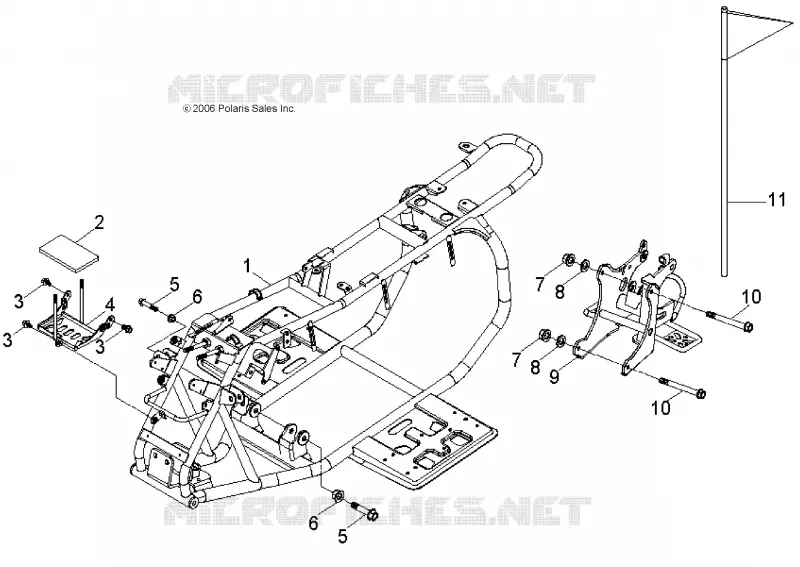 CHASSIS, FRAME AND SWING ARM