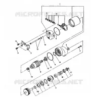 STARTING MOTOR ASSEMBLY 250 4X6 / W928627 (4922902290043A)