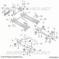 SEAT MOUNTING, FRONT