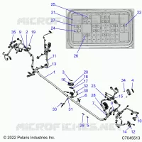 ELECTRICAL, WIRE HARNESS, CHASSIS