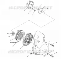 RECOIL STARTER ASSEMBLY 440 XCR 0951660 (4929112911D003)