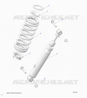 SUSPENSION, FRONT SHOCK MOUNTING