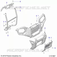 FRONT BUMPER AND MOUNTING