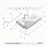 FUEL SYSTEM, FUEL TANK ASM.