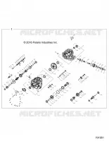 DRIVE TRAIN, MAIN GEARCASE INTERNALS 1333610