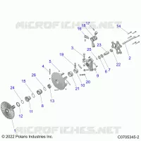 DRIVE TRAIN, PRIMARY CLUTCH