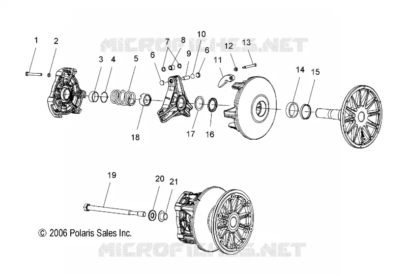 DRIVE TRAIN, PRIMARY CLUTCH