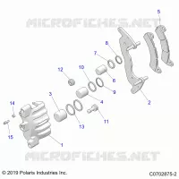 BARKE CALIPER, FRONT