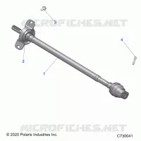 DRIVE TRAIN, FRONT PROP SHAFT