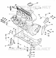ENGINE MOUNTING SL 650/B924058 (4922922292011A)