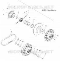 DRIVE TRAIN, CLUTCH, SECONDARY