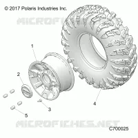 WHEELS, FRONT