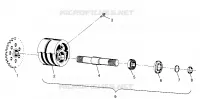 FRONT TIGHTENER ASSEMBLY XPLORER 400L W969140 (4935983598B003)