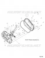 DRIVE TRAIN, CLUTCH COVER AND DUCTING