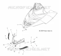 HOOD, FRONT HINGE ASM.