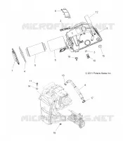 ENGINE, AIR INTAKE