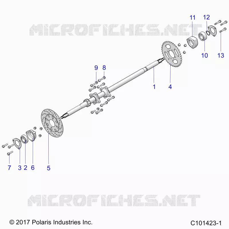 REAR SUSPENSION AXLE