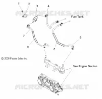 FUEL SYSTEM, THROTTLE  BODY AND FUEL LINES