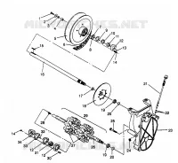 DRIVE TRAIN 600 XCR 0961676 AND EUROPEAN 600 XCR E961676 (4932123212B008)