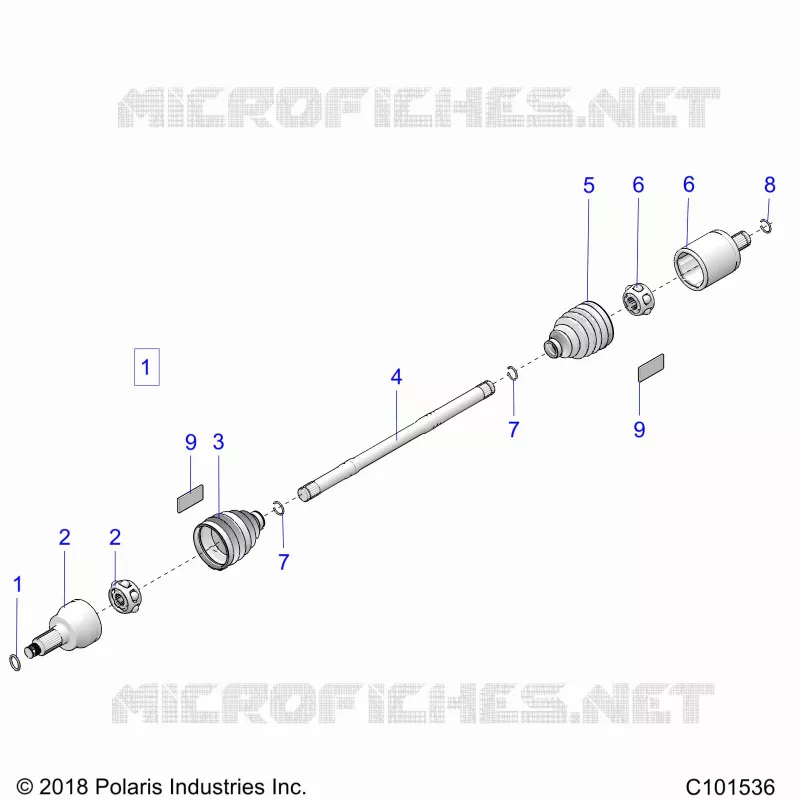 DRIVE TRAIN, FRONT DRIVE SHAFT
