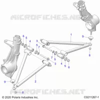 SUSPENSION, A-ARM AND STRUT MOUNTING