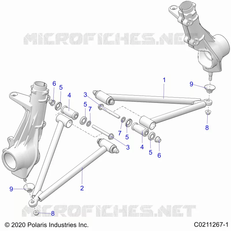 SUSPENSION, A-ARM AND STRUT MOUNTING