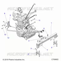 ENGINE, MOUNTING