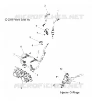 FUEL SYSTEM, RAIL, LINES AND THROTTLE  BODY