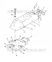 SEAT/GAS TANK ASSEMBLY 650 (4921312131003A)