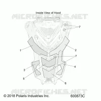HOOD FOAM/FIBER