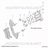 FRONT BRAKE CALIPER