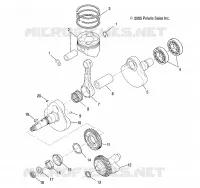CRANKSHAFT AND PISTON